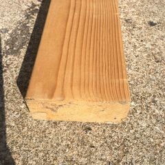 JM20440S)木材 幅：約9cm 全長：約233cm 高さ：4cm  中古品【取りに来られる方限定】の画像