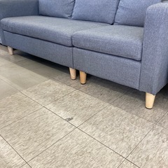 【ジモティー割引で最大15％OFF⭐️】セパレートソファー オットマン付き グレーの画像