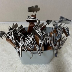 ボトムス用　木製　ハンガー　30本以上の画像