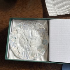 前畑陶器　庫山窯　花銀彩取り皿５枚の画像