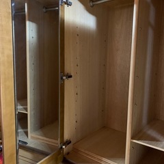 洋タンス　天然木ポプラ製　①の画像