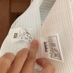 100×135カーテン、レースセットの画像