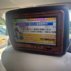 ヘッドレストモニターの画像