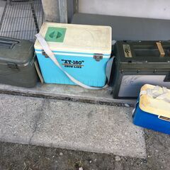 ★どれでも1個100円★クーラーボックス　魚釣　保冷バッグ　現状渡しの画像