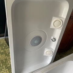 【引取限定】ジャンク品　半身浴バスタブ付き　Lifeup-013-P　ガラス割れ　の画像