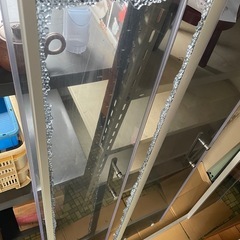 【引取限定】ジャンク品　半身浴バスタブ付き　Lifeup-013-P　ガラス割れ　の画像