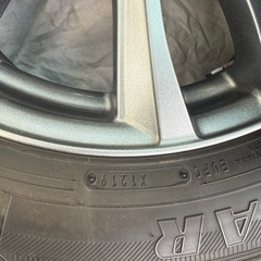 17インチアルミホイールタイヤ付き　4本セット の画像