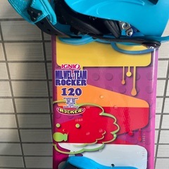 取引中☆IGNIO MILWELスノボー板　120 の画像