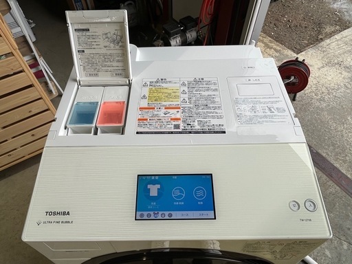 ２０２０年製　ドラム式全自動洗濯機　東芝　洗濯１２．０ｋｇ／乾燥７．０ｋｇ　グランホワイト　左開き　ＺＡＢＯＯＮ　ウルトラファインバブ