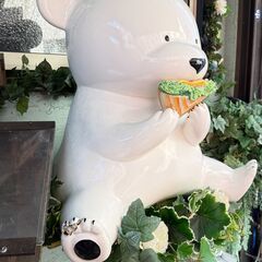 シロクマのオブジェの画像