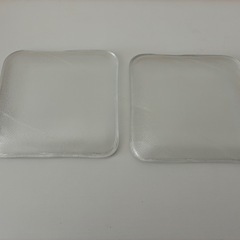 ガラスの角皿の画像