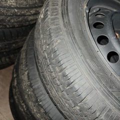 155 80 14 LT DUNLOP エナセーブ　2020年　バリ目の画像