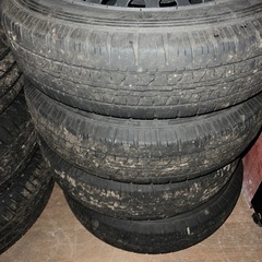 155 80 14 LT DUNLOP エナセーブ　2020年　バリ目の画像