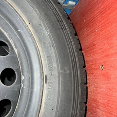 155 80 14 LT DUNLOP エナセーブ　2020年　バリ目の画像