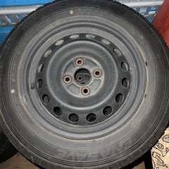 155 80 14 LT DUNLOP エナセーブ　2020年　バリ目の画像