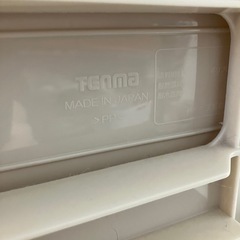 H2511-331 天馬（株） 収納ケース2段 デスク下収納 キャスター付き 中古の画像