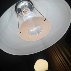 ヴィンテージ　1960年代　グラスペンダントランプ　グリーンの画像