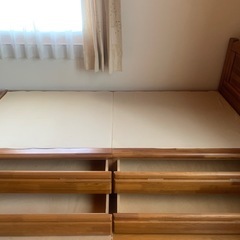 ベッドフレーム　シングル　収納付の画像