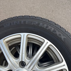 2022年製中古スタッドレスタイヤ　ホイール195/65R15 ノア、ボクシー等　ダンロップウインターマックス　バリ山！！　の画像