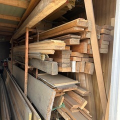 材木　欲しい方　欲しい分だけあげますの画像