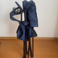 ★中古品★【ノーブランド折りたたみアウトドアチェア】持ち運び用の袋付きの画像