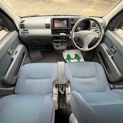 綺麗⭐︎車検8年5月！走行10万㌔⭐︎24年ハイゼット！オートマ ナビ TV パワーウィンドウ付き！不具合なし⭐︎人気のブラック！車検付きですぐ乗れます⭐︎の画像