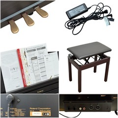 ◯美品 ローランド 電子ピアノ ワイド液晶 デジスコア デジタルピアノ Roland Piano Digital HPi-50 PHA IIIアイボリー鍵盤 ジモティ姫路の画像