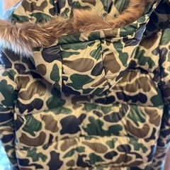 RUSS-K 迷彩柄 ダウンジャケット Mサイズの画像