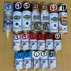 塗装スプレー　まとめ売りの画像