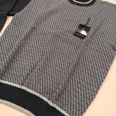 イヴサンローラン　メンズクルーネックニットセーター　ウール100...