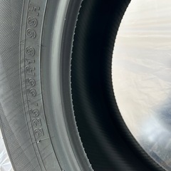 デリカD5純正　夏タイヤ　4本　新車外し　GEOLANDER SUV G055 225/55R18の画像