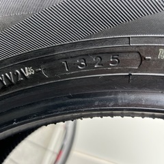 デリカD5純正　夏タイヤ　4本　新車外し　GEOLANDER SUV G055 225/55R18の画像