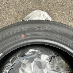 デリカD5純正　夏タイヤ　4本　新車外し　GEOLANDER SUV G055 225/55R18の画像