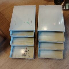 在庫2点 KOKUYO 卓上書類ケース 書類ケース スチールボックス 小物入れ　/UJ-1373 2Fの画像