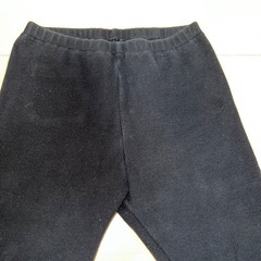 中古 ユニクロ リブレギンス 120cmの画像