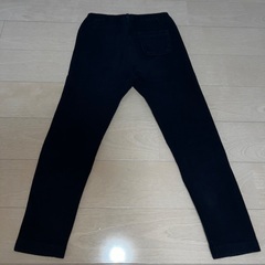 中古 ユニクロ リブレギンス 120cmの画像