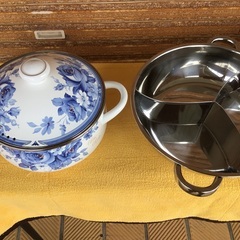 3色鍋　ホーロ鍋セットの画像