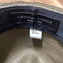 GENERAL SUPPLY × SHIPS 中折れハット（天然草木・USA製）の画像
