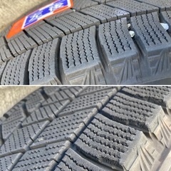 【ブリヂストン】BLIZZAK VRX3 195/60R16　(ホイール付き4本セット)の画像
