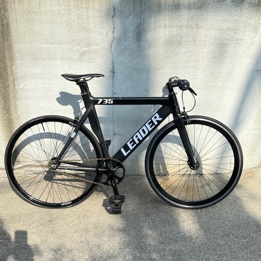 LEADER 735 マットブラックLサイズ ピスト リーダーバイク ストリート