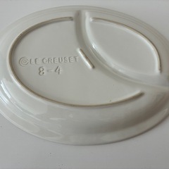 ル・クルーゼのお皿の画像