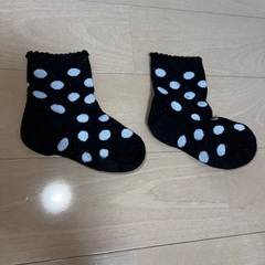 キッズ 靴下 ラメ入り 中古の画像