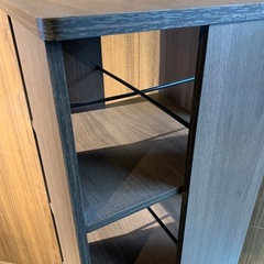 回転コミックラック　本棚5段　ブックシェルフ　完成品の画像