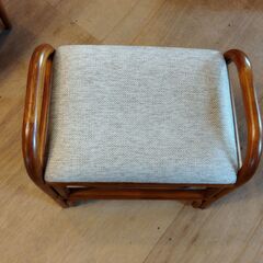 玄関椅子 座敷椅子 スツール 籐製 コンパクト 低め いす イス　/UJ-1374 2Fの画像