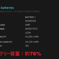 Surface Pro（第5世代）intel Core i5/256GB/8GB ⑥の画像