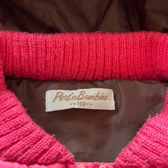 PerLaBambino 中綿ジャケット　女の子　ジャンバー コート　110 の画像