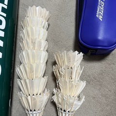 本物の羽のシャトル。新品THOMAS CUP SUPER TOURNAMENT 6の画像