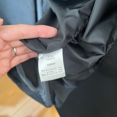 【新品レディース】 神戸レタス　ロングコート　黒　無地　スリットの画像