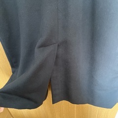 【新品レディース】 神戸レタス　ロングコート　黒　無地　スリットの画像