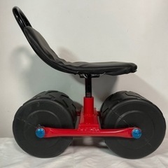 名）タイヤ付き作業カート 農業　ガーデニング 腰掛け作業車　椅子の画像